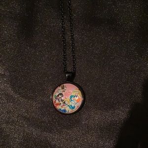 3/$20 Sailor Moon circle pendant necklace